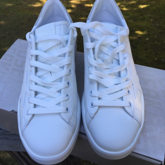 Golden Goose Pure Star White/Glitter Heel 38 NIB - Picture 4 of 6